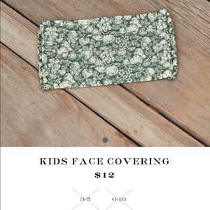 Doen Child’s face mask in Pomme Et Poire